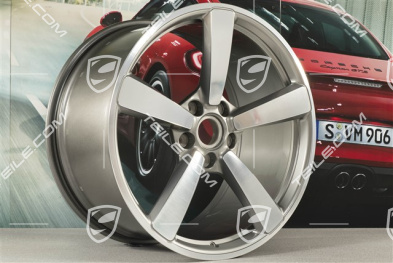 21" Carrera Exclusive Felge, 11,5J x 21 ET67, Platinsilber