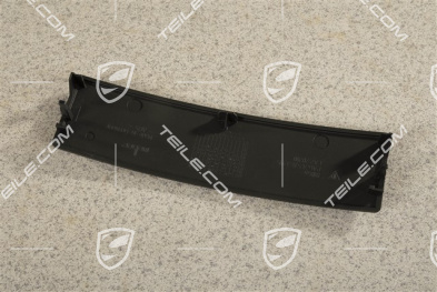 Blinddeckel / Endkappe Mitteltunnel hinten, Schwarz