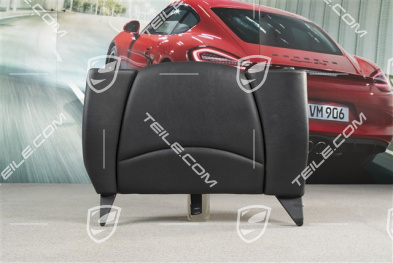 Notsitzrückenlehne / Rücksitz / Rückenlehne, hinten, Kunstleder, schwarz, coupe, R
