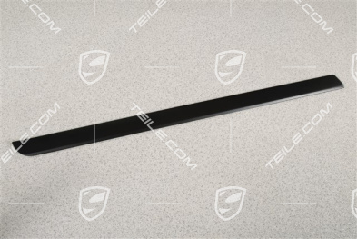 Moulding, alu, rear door, Matt black, R