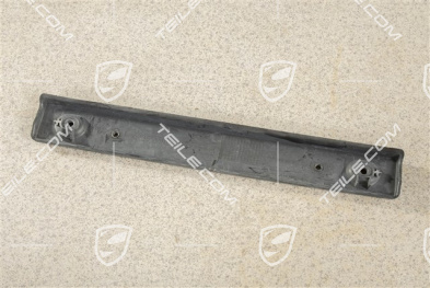 Front bumper number / Licence plate support, small, Black