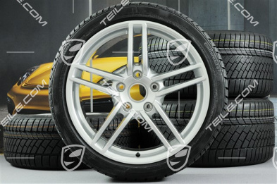 19" Komplet kół zimowych Carrera, felgi 8,5J x 19 ET54 + 11J x 19 ET48 + opony zimowe Continental 235/40 R19 + 295/35 R19, bez czujników ciśnienia