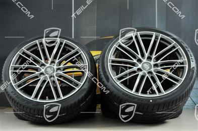 20" Turbo IV koła letnie, komplet, felgi 8,5J x 20 ET49 + 11,5J x 20 ET76 + opony letnie 245/35 R20 + 305/30 R20