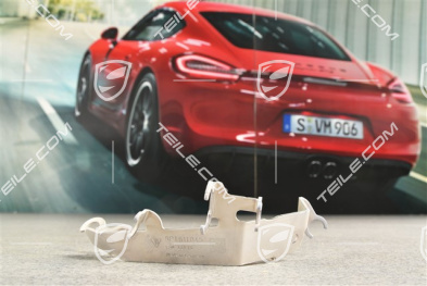 Brake hose bracket / support, front axle, L