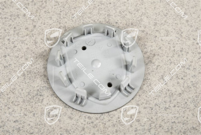 Hub cap, concave, crest coloured, titanium