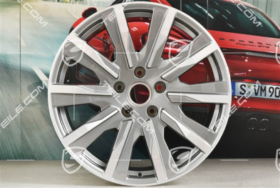20" wheel rim Taycan Tequipment Design, 11J x 20 ET60, platin silver