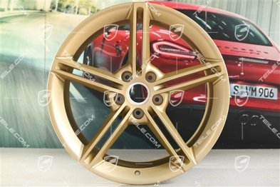 21" Wheel rim set Mission E Design, 9,5J x 21 ET60 + 11,5J x 21 ET66, aurum satin matt