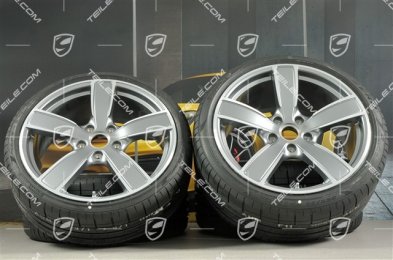 20" Carrera Sport, koła letnie, komplet, felgi 8,5J x 20 ET49 + 11,5J x 20 ET76 + opony letnie 245/35 R20 + 305/30 R20