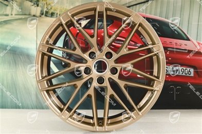22" komplet felg Macan RS Spyder Design, 9J x 22 ET29 + 11J x 22 ET47, złoty - neodyme