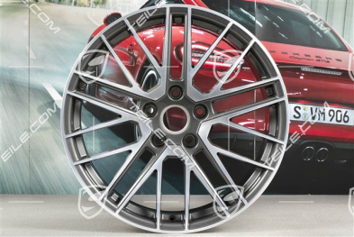 20" Felge Turbo V, 9J x 20 ET41, Titan