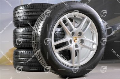 19-inch Cayenne Design II summer wheel set, 4 wheels 8,5 J x 19 ET 59 + 4 tyres 265/50 R 19 110Y XL, without TPMS