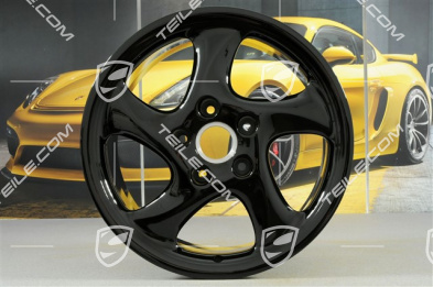 18-inch TurboLook I wheel set, 7,5J x 18 ET50 + 9J x 18 ET52, black high gloss