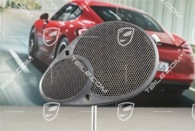 Lautsprecher vorne, Dunkelgrau/Natur, Leder, Soundpaket Harmann analog, L