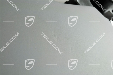 Schalttafel Verkleidung / Armaturenbrett, Leder, Schiefergrau