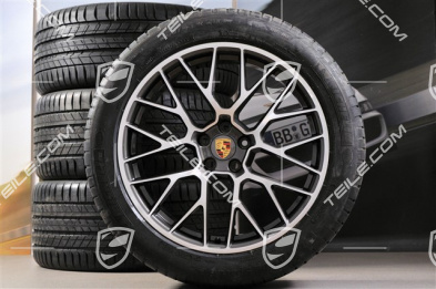20" "RS Spyder Design" koła letnie komplet, felgi 9J x 20 ET26 + 10J x 20 ET19 + opony letnie Michelin 265/45 R 20 + 295/40 R 20, z czujnikami ciśnienia RDK