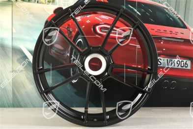 21" Turbo S, Felge, 11,5J x 21 ET67 in Schwarz Seidenmatt