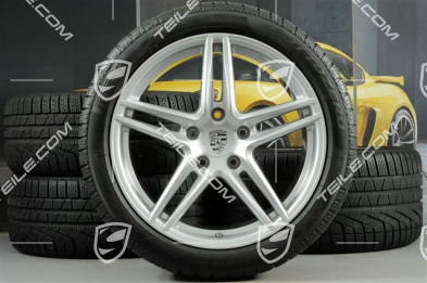 19-inch winter wheels set "Carrera", rims 8,5J x 19 ET50 + 11J x 19 ET77 + NEW Pirelli Sottozero II winter tyres 235/40 R19 + 295/35 R19