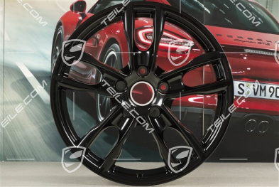 19" Felge Boxster S III, 8J x 19 ET57,Schwarz Hochglanz