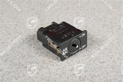 Airbag switch, Satin black