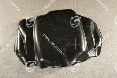 Protective plate for fuel tank, lower part