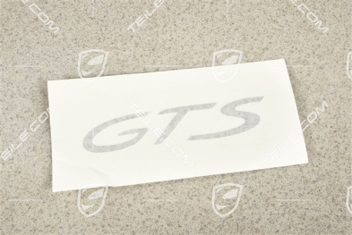 GTS Emblemat / napis, czarny połysk