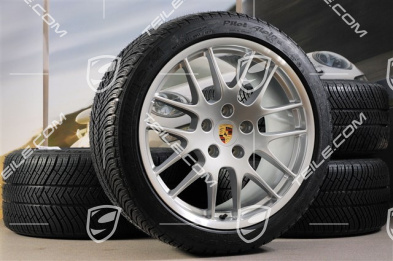 20" Komplet kół zimowych RS Spyder, felgi 9,5J x 20 ET65 + 10,5J x 20 ET65 + opony zimowe Michelin Pilot Alpin 4, 255/40 R20 + 285/35 R20, z RDK