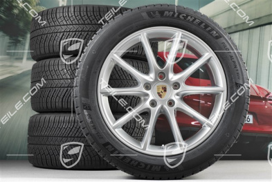 20-inch Cayenne COUPE Design winter wheel set, rims 9J x 20 ET50 + 10,5J x 20 ET55 + NEW Michelin winter tyres 275/45 R20 + 305/40 R20, with TPMS