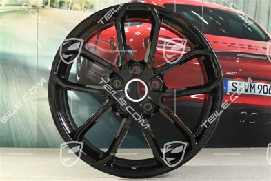 20" SPYDER Felge, 8,5J x 20 ET57, schwarz hochglanz