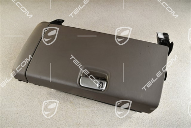 Glove compartment complete, Leather, Agate Grey, LHD