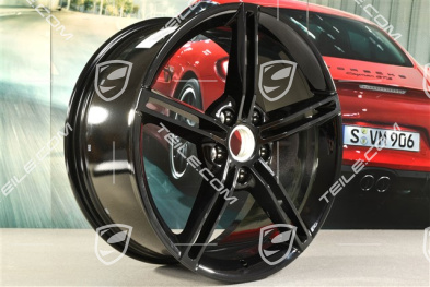 21-inch wheel rim Mission E Design, 9,5J x 21 ET60, Jet Black Metallic