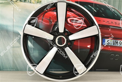 21" Felga Turbo Exclusive Design, 12J x 21 ET70, czarny wysoki połysk