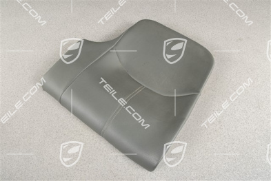 Back seat lower / cushion, Coupe/Targa, Leatherette, Stone grey, R