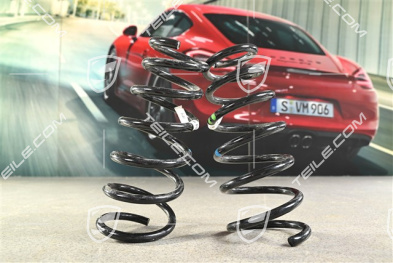 Schraubenfeder, Carrera 4, Kennzeichnung gelb/grün, Satz, L+R