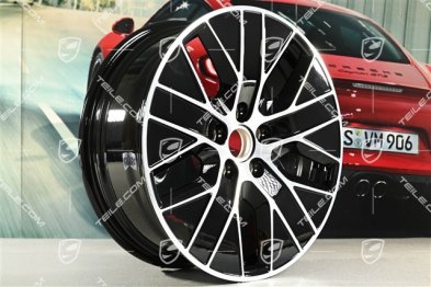 20" felga Macan S, 7,5J x 20 ET32, czarny wysoki połysk