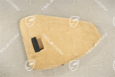 Deckel, Seitenwandverkleidung, Teppich / Perlvelours, Sandbeige, L