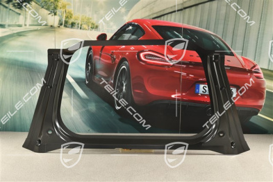 Luggage compartment, closing part / frame, upper part