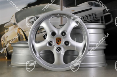 17" Felgensatz CUP II, 7J x 17 ET55 + 8J x 17 ET70, für Winterbetrieb (C2/C4/Targa)