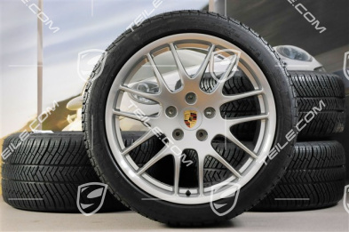 20" Komplet kół zimowych RS Spyder, felgi 9,5J x 20 ET65 + 10,5J x 20 ET65 + opony zimowe Michelin Pilot Alpin 4, 255/40 R20 + 285/35 R20, z RDK