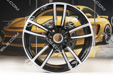 20" felga Cayenne Sport, 10,5J x 20 ET64, czarny wysoki połysk
