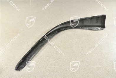 Front bumper spoiler / lower part trim, Satin Black, R