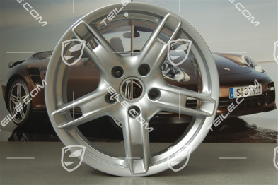 18-inch Boxster S wheel set, 8J x 18 x ET 57 + 9J x 18 x ET 43