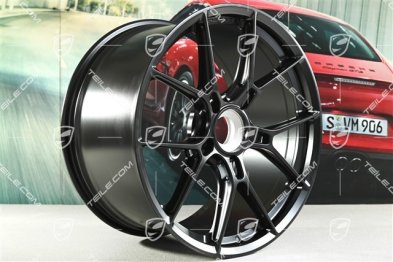 21-inch Carrera GTS lightweight alloy wheel rim, 11,5J x 21 ET67, black satin matt