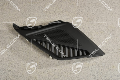 Dashboard cover trim for speaker, Black, L