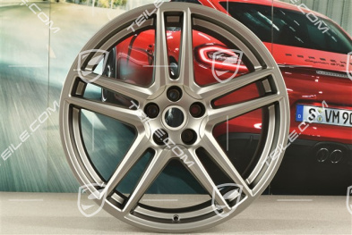 20" Felga "Macan Turbo", 9J x 20 ET26, BORBET, platinum satynowy półmat