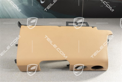 Dashboard trim lower part, Leather, Sand beige