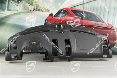 Dashboard, upper part, Leather black