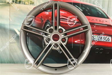 21" Felge Mission E Design, 9,5J x 21 ET60, Platinum Seidenmatt