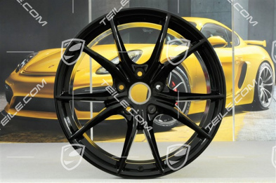 20" Komplet felg Carrera S IV, 8J x 20 ET57 + 10J x 20 ET45, czarny perłowy Jet Black metalik