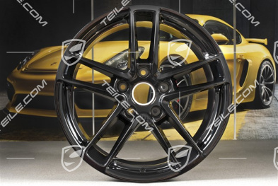 19'' felga Panamera Turbo II 10J x 19 ET61, czarny wysoki połysk