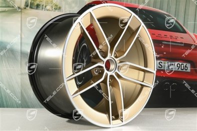 20"+21" Carrera Exclusive Design wheel rim set, rims 8.5J x 20 ET50 + 11.5J x 21 ET79, Neodyme